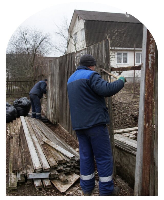 Демонтаж забора в Рыбинске по цене от 4684 р. | Метпроект-Рбн